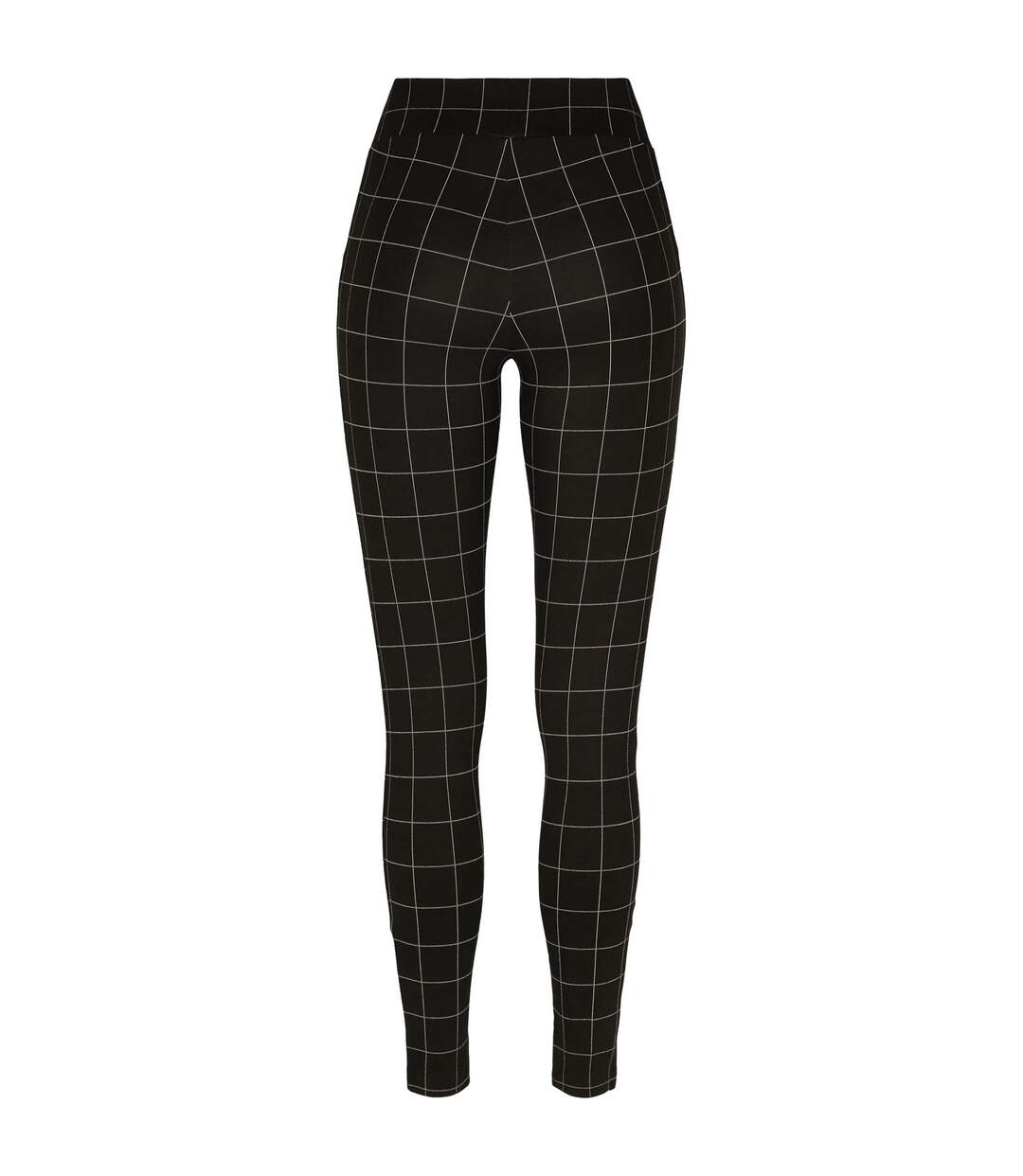 Legging Motif/style À Carreaux Femme Noir Blanc Urban Classics-2