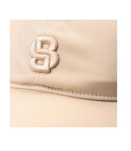 Casquette De Baseball Motif/style Monogramme Femme Beige Boss