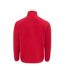 Mens Quarter Zip Fleece Jacket Red Donnay-2