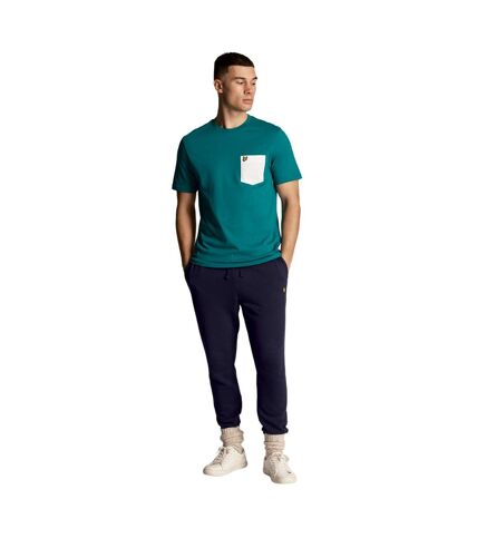 T-shirt homme vert de bleu / blanc Lyle & Scott Lyle & Scott