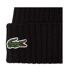 Bonnet noir homme lacoste hjm-2
