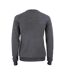 Womens/ladies Oakville Knitted Sweatshirt Anthracite Melange Cutter & Buck-2