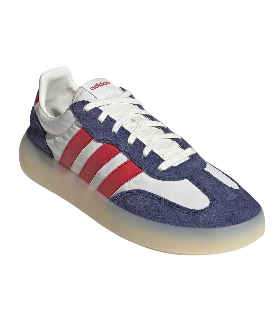 Mens Barreda Decode Suede Trainers White Red Blue Adidas-4