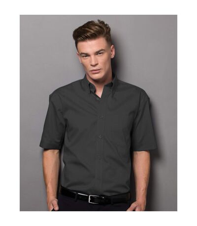 Chemise À Manches Courtes En Popeline  Collection Pour Homme Noir Russell