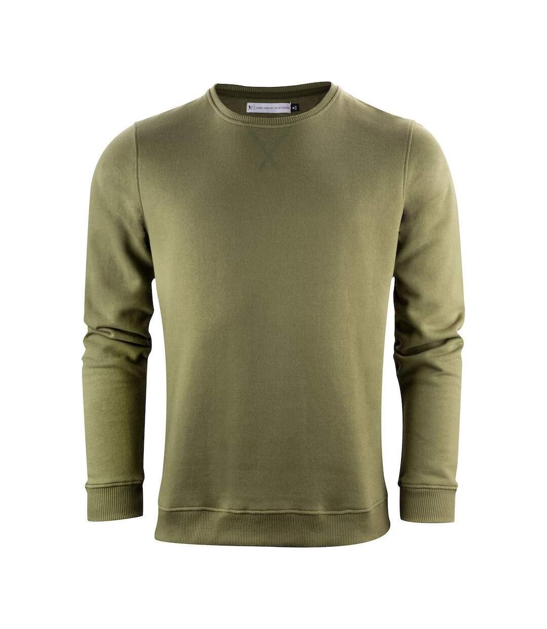 Sweat Alder Homme Vert Kaki Foncé Harvest-1