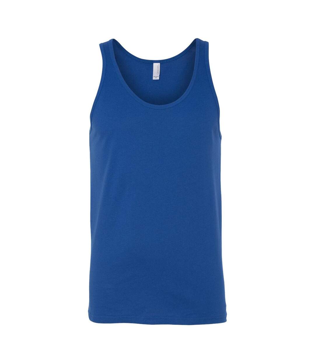 Unisex adult jersey tank top true royal Bella + Canvas