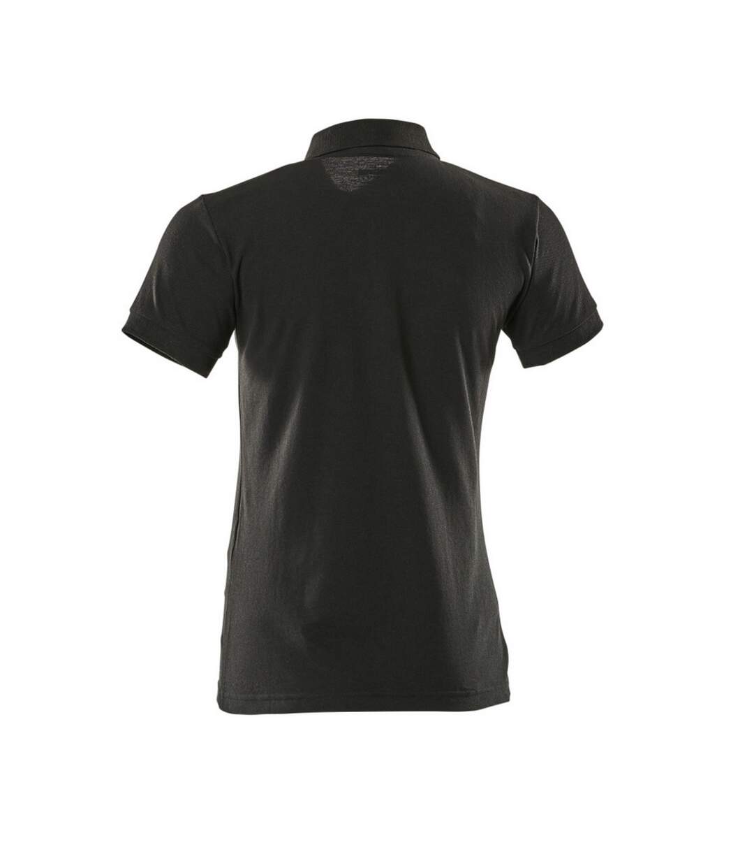 Womens/ladies Crossover Polo Shirt Deep Black Mascot-2