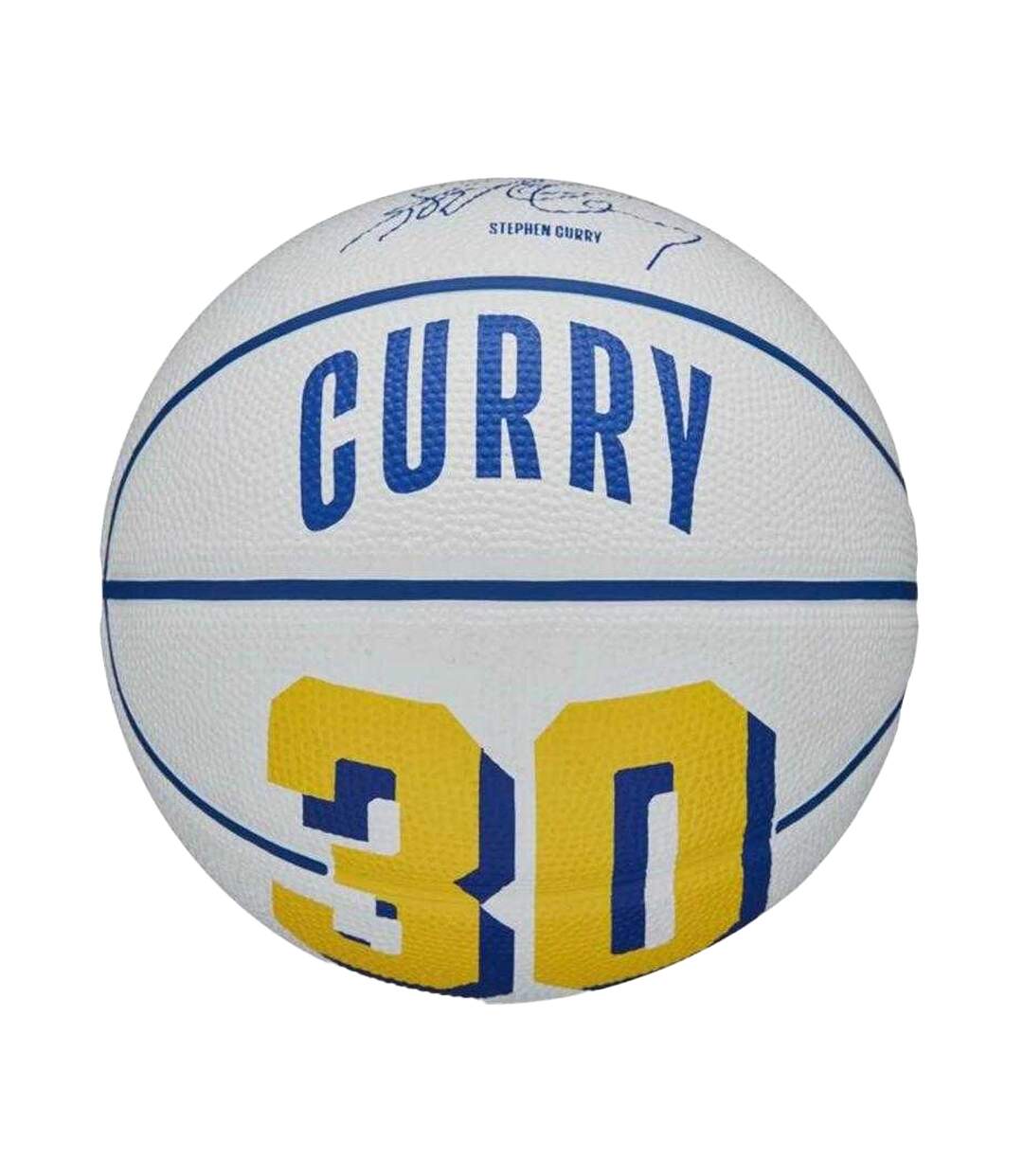 Mini Ballon De Basket Motif/style Nba Player Icon Stephen Curry Taille 3 Jaune Wilson-1