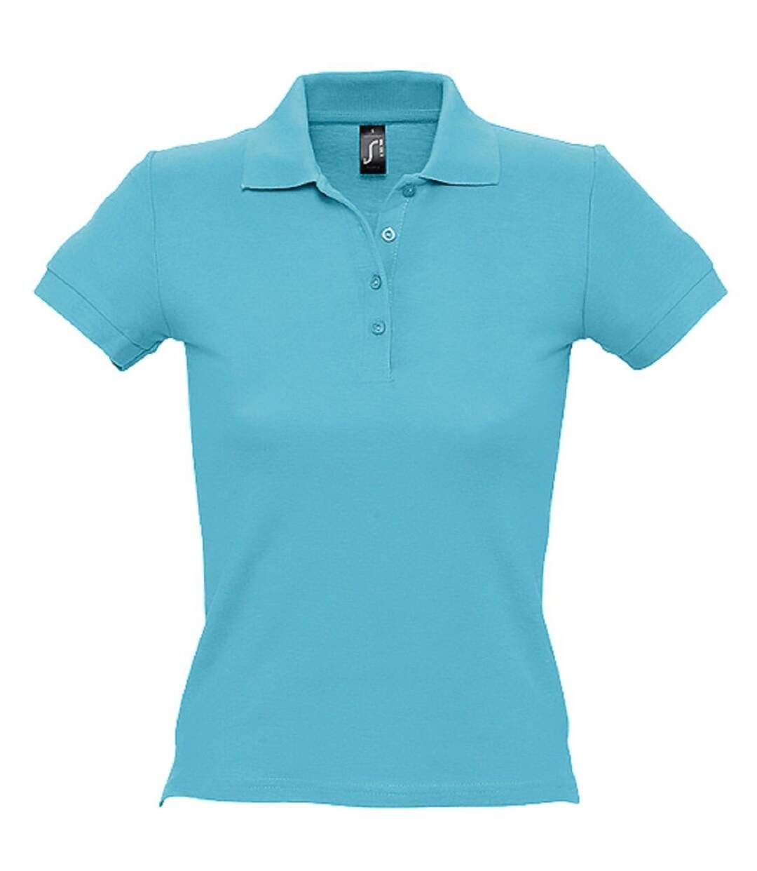 Polo manches courtes - Femme - 11310 - bleu atoll-1