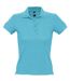 Polo manches courtes - Femme - 11310 - bleu atoll