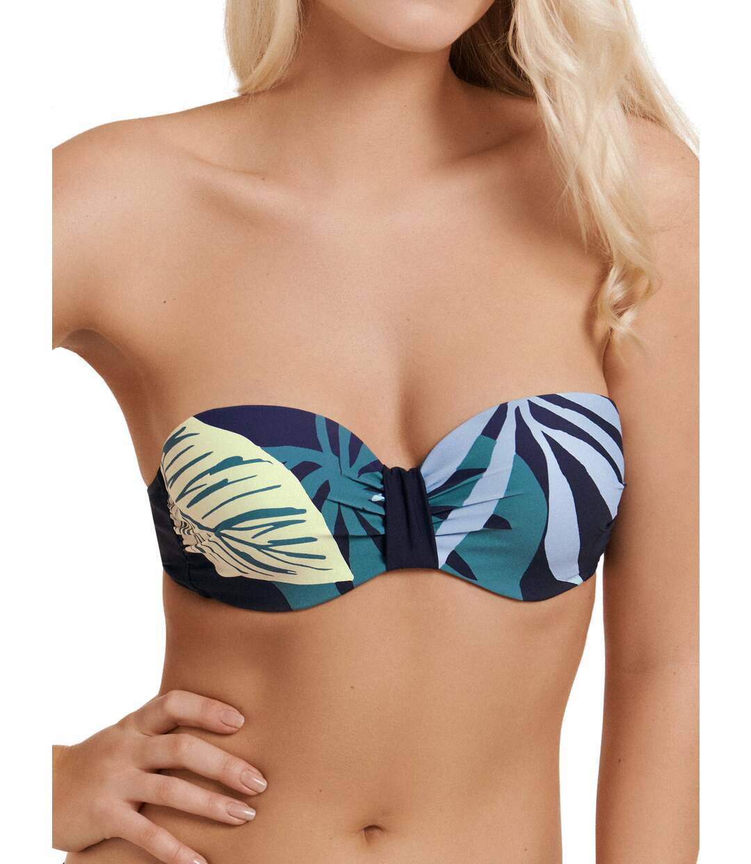 Haut maillot de bain bandeau préformé Tahiti Lisca-1
