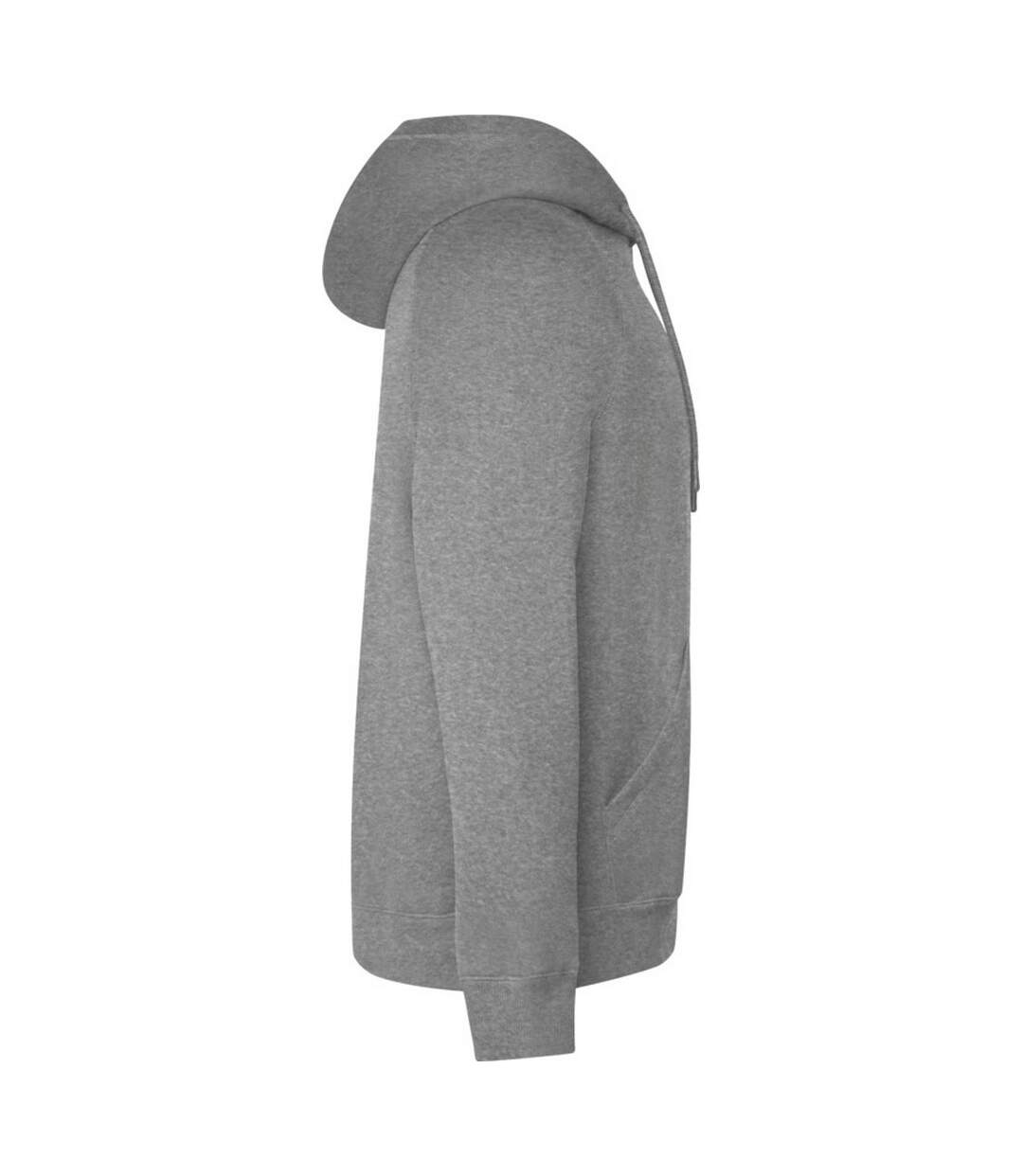 Unisex adult vinson hoodie grey marl Roly-3