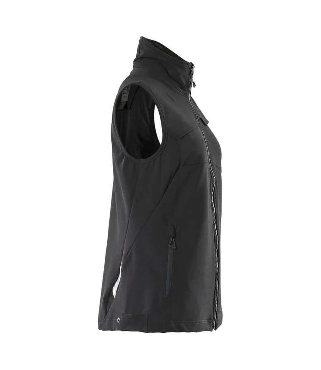 Womens/ladies Accelerate Stretch Lightweight Gilet Black Mascot-3