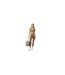 T-shirt Court Femme Marron 4th & Reckless-1