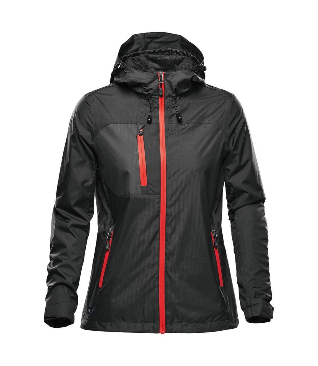 Veste Extérieure Olympia Femme Noir Rouge Vif Stormtech-1
