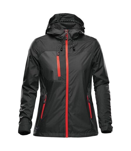 Veste Extérieure Olympia Femme Noir Rouge Vif Stormtech