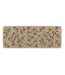 Tapis Tissé Imprimé Lucene 45x120cm Naturel-1