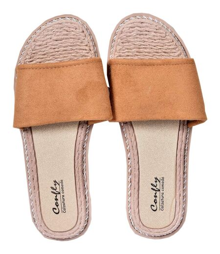 Sandale Femme MODE - Chaussure d'été Qualité et Confort - SD612 CAMEL