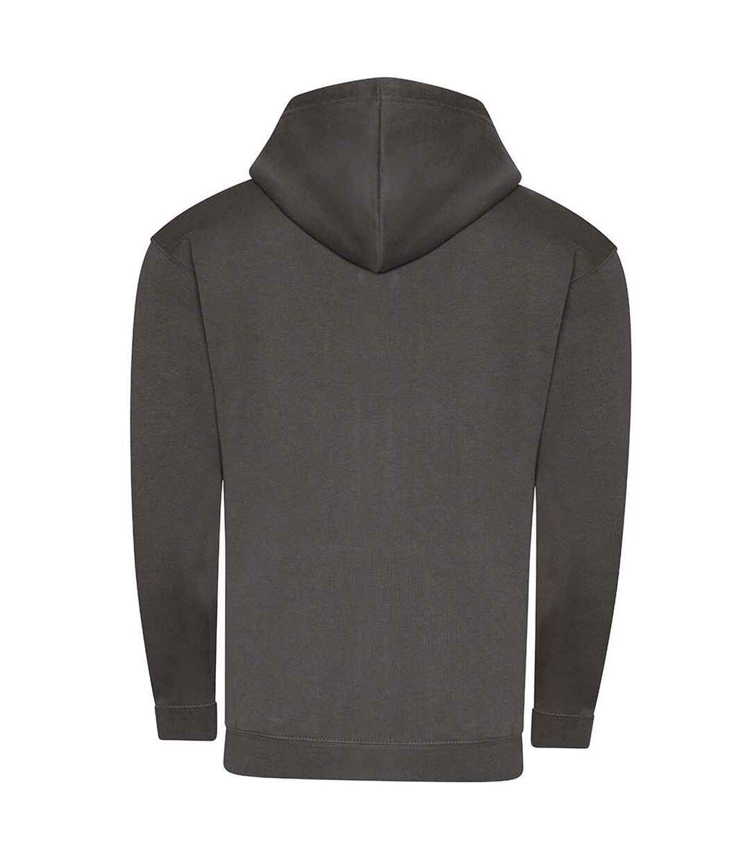 Unisex Adult Organic Hoodie Charcoal Awdis-2