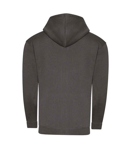 Unisex Adult Organic Hoodie Charcoal Awdis