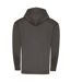 Unisex Adult Organic Hoodie Charcoal Awdis-2