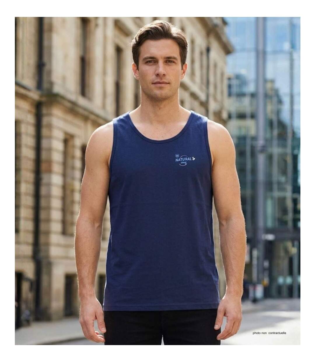 Débardeur Homme Challenger Spoke 2 en Coton – Le Maillot Sans Manches au Confort Absolu-5