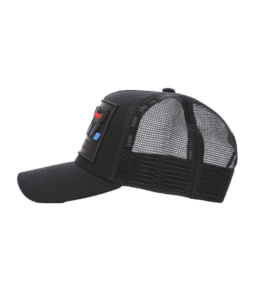 Casquette Trucker Motif/style Logo Brodé Vitesse Homme Noir Societe Noir-3