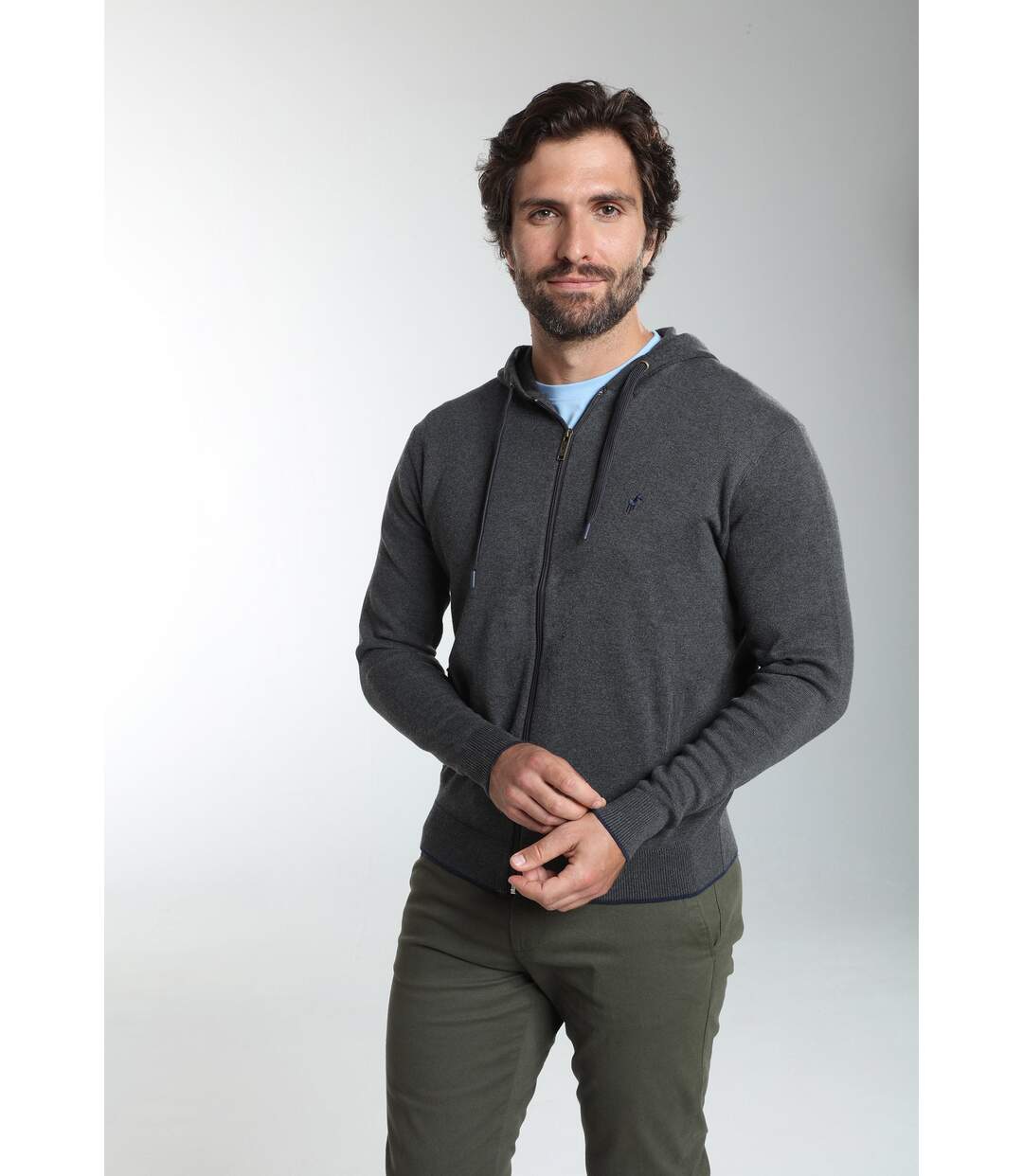 Gilet manches longues coton MICHEL-2