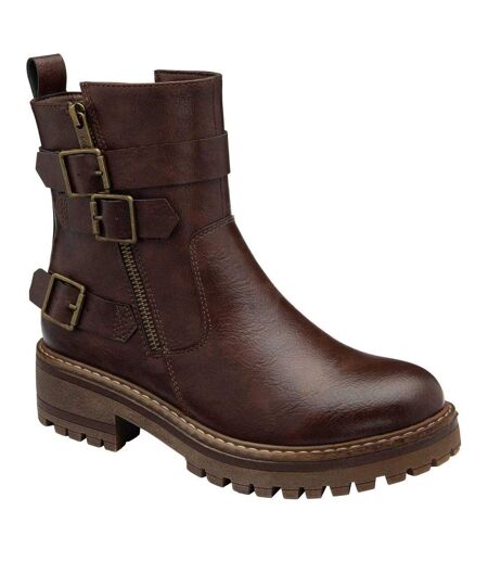 Bottines Harrie Femme Marron Lotus Shoes
