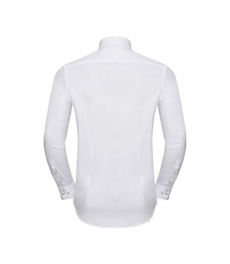 Chemise homme blanc / argent Russell Collection