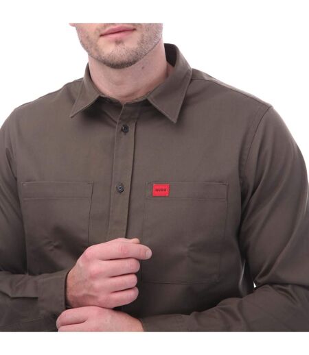 Chemise Egrin Homme Marron Hugo