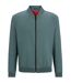 Mens Ribbed Cuff Bomber Jacket Dark Green Hugo-2
