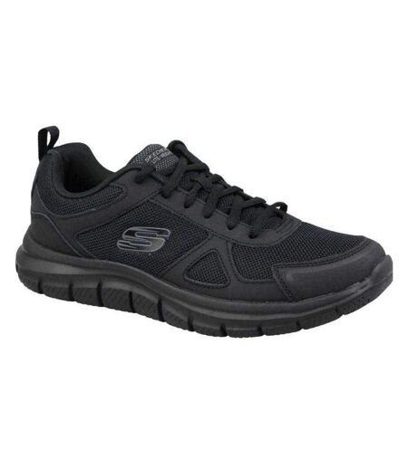 Mens Track Scloric Shoes Black Skechers