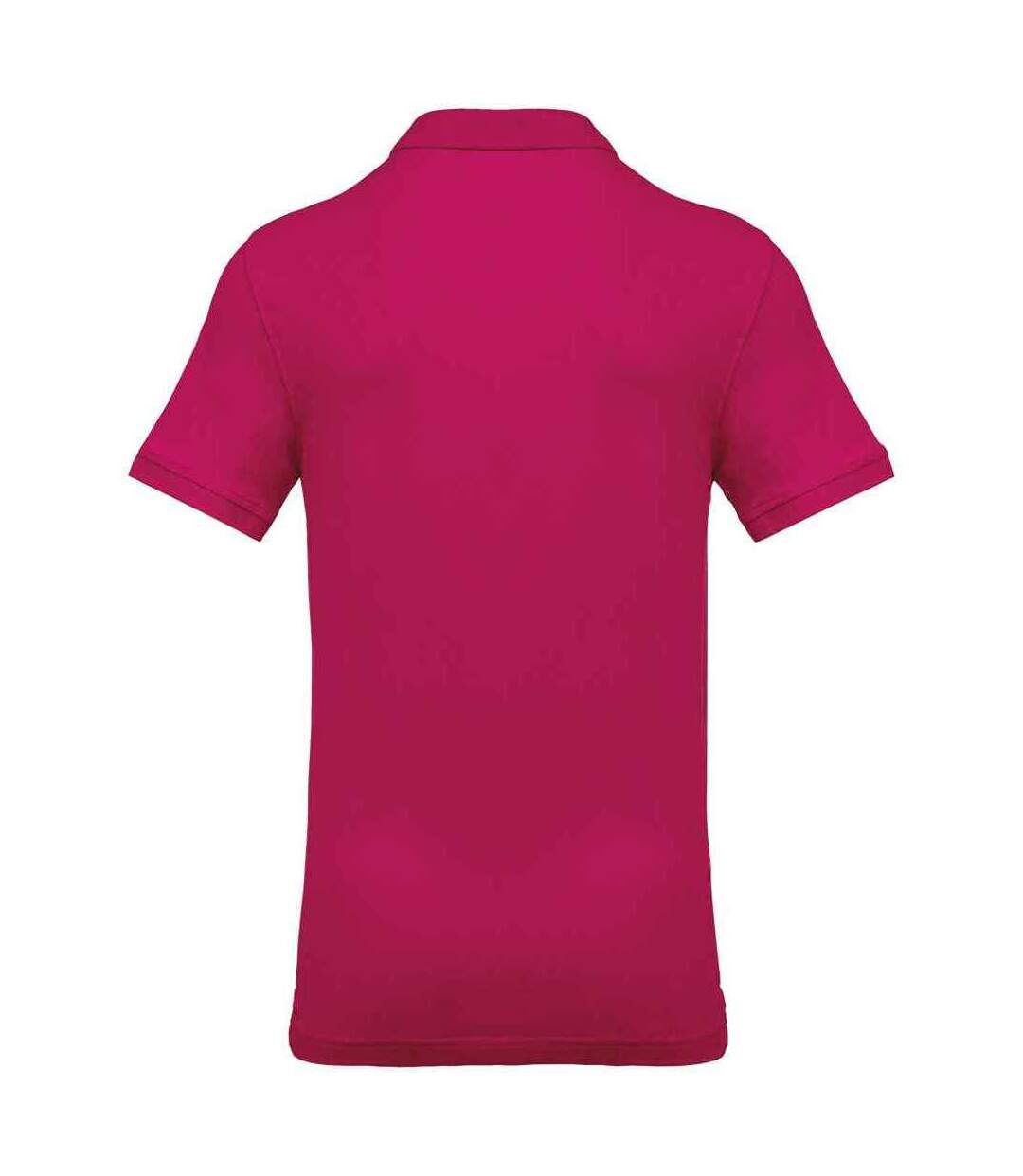 Mens pique polo shirt fuchsia Kariban