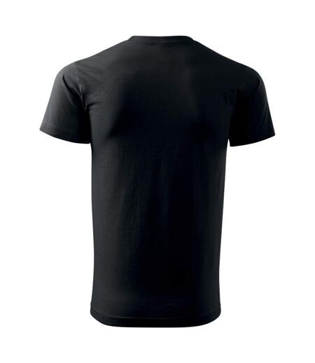 T-shirt Basic Homme Noir Adler