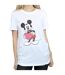 Disney Womens/Ladies Mickey Mouse Valentine Heart Cotton Boyfriend T-Shirt (Blanc) - UTBI35871-3