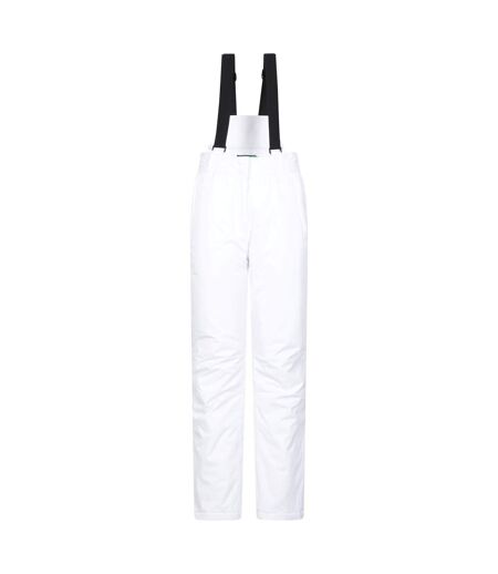 Womens/ladies moon ii ski trousers white Mountain Warehouse