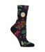 Ladies Novelty Socks | Funny Colourful Floral Patterned Socks 4-7 UK-1