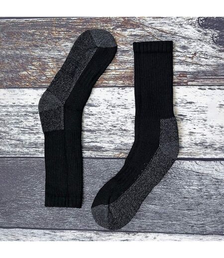 3 Pack Mens Heavy Duty Work Socks for Steel Toe Boots
