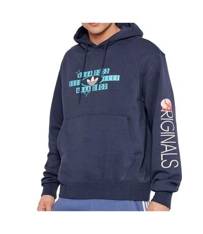 Sweat à Capuche Marine Homme Adidas Forever - S