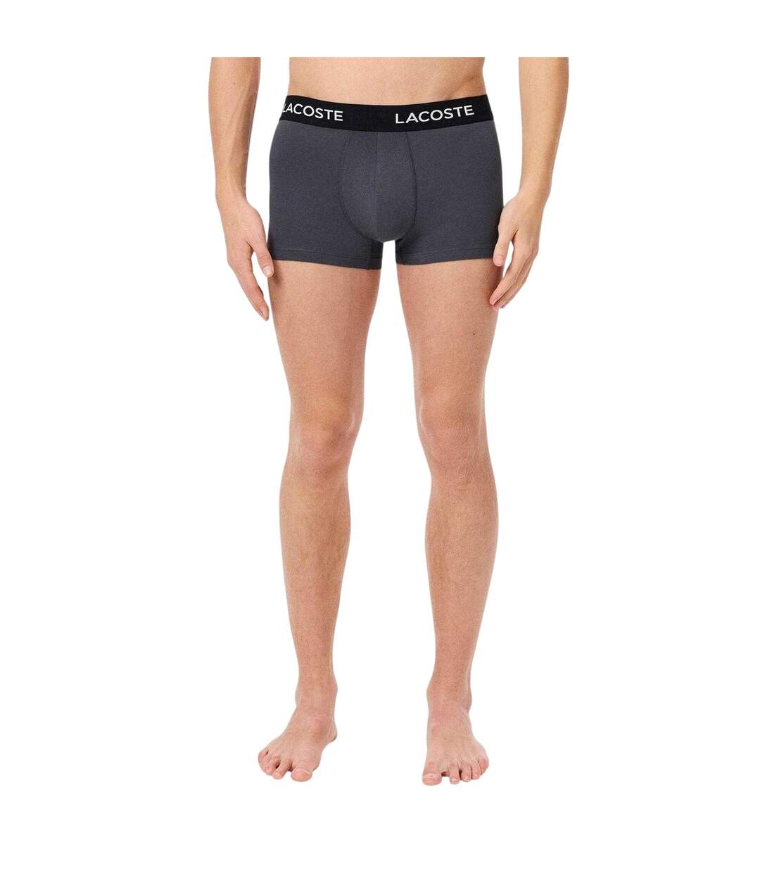 Lot De 3  Boxers Homme Gris Lacoste-3
