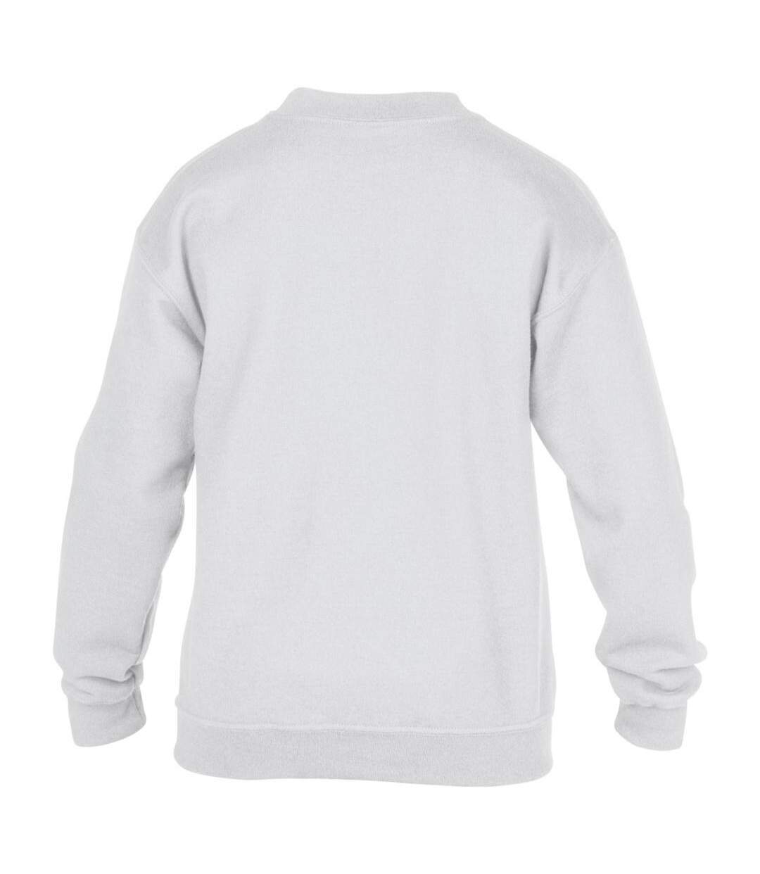 Sweatshirt enfant blanc Gildan-3