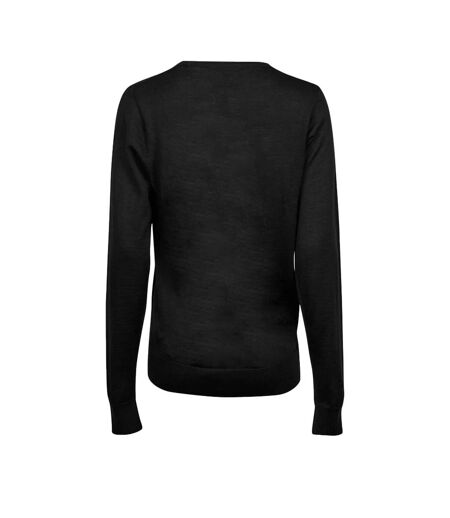 Tee Jays Womens/Ladies Sweatshirt (Black)