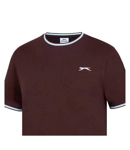 Mens Cotton T-shirt Grey Marl Slazenger