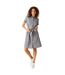 Womens/ladies Rema Striped Shirt Dress Navy White Regatta-1