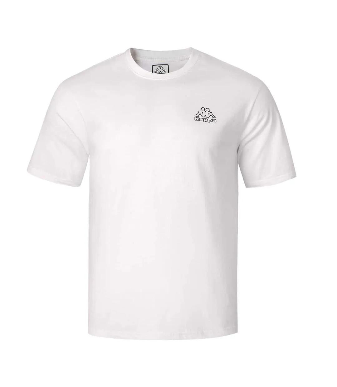 Mens Cotton T-shirt White Kappa-2