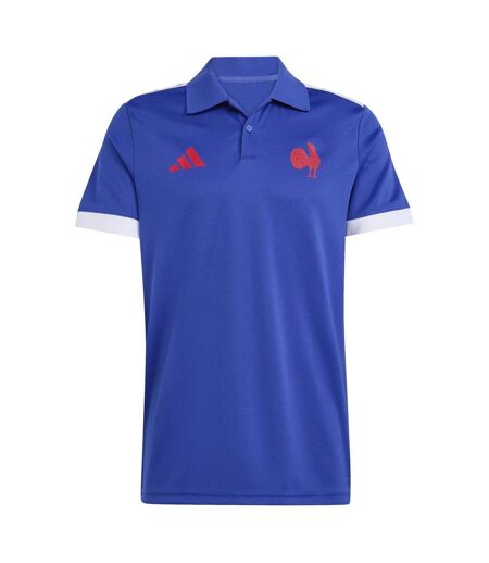 Polo Rugby Motif/style France Ffr Adulte Bleu Clair Adidas