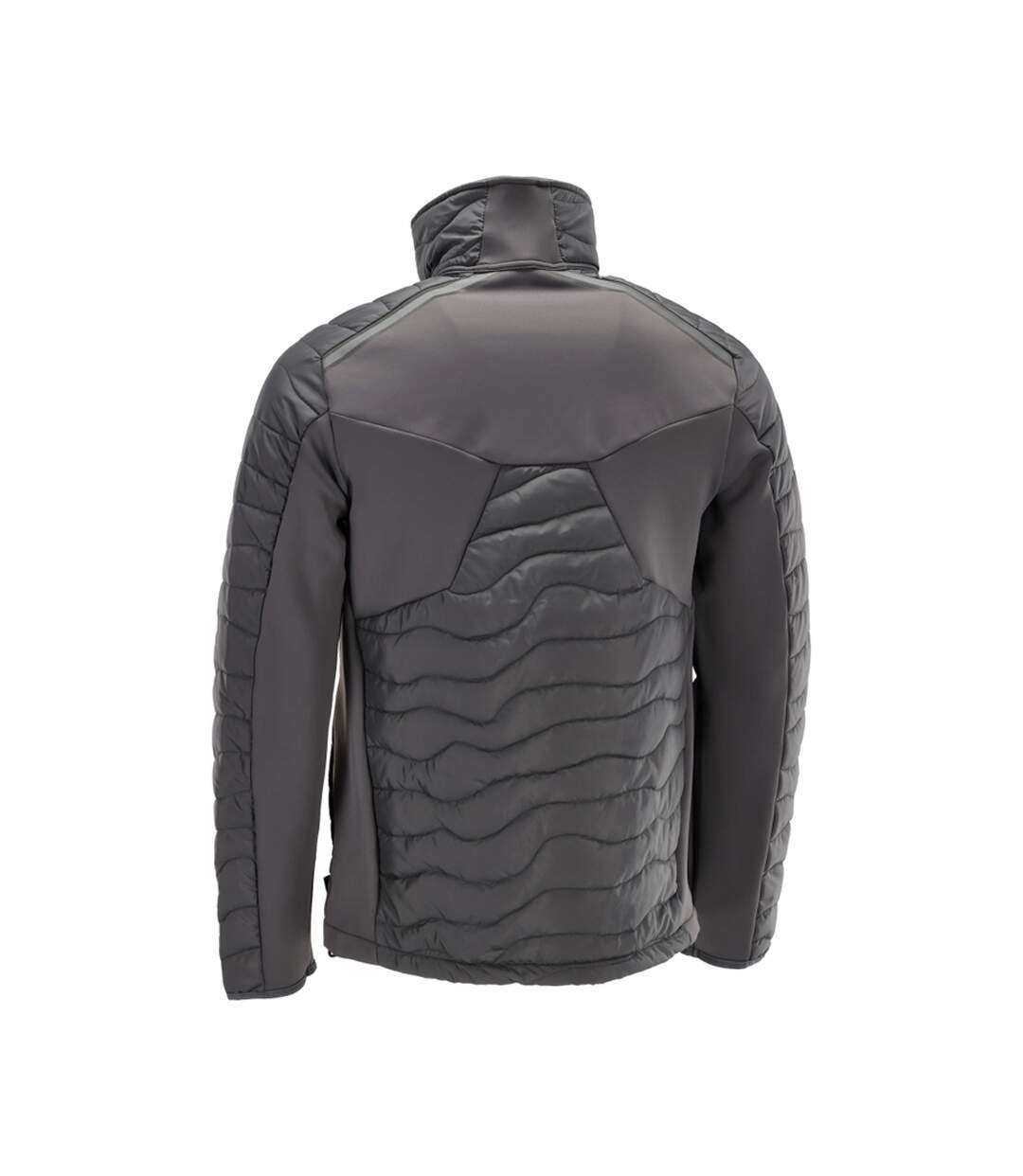 Mens Customized Thermal Jacket Stone Grey Mascot-2