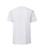 Mens iconic premium ringspun cotton t-shirt white Fruit of the Loom