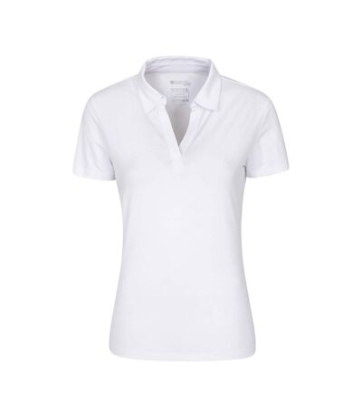 Polo Femme Blanc Mountain Warehouse